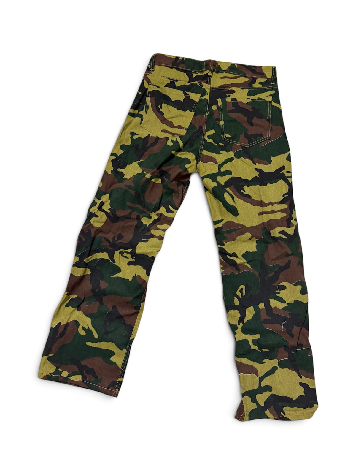 Denim pants cross patch
